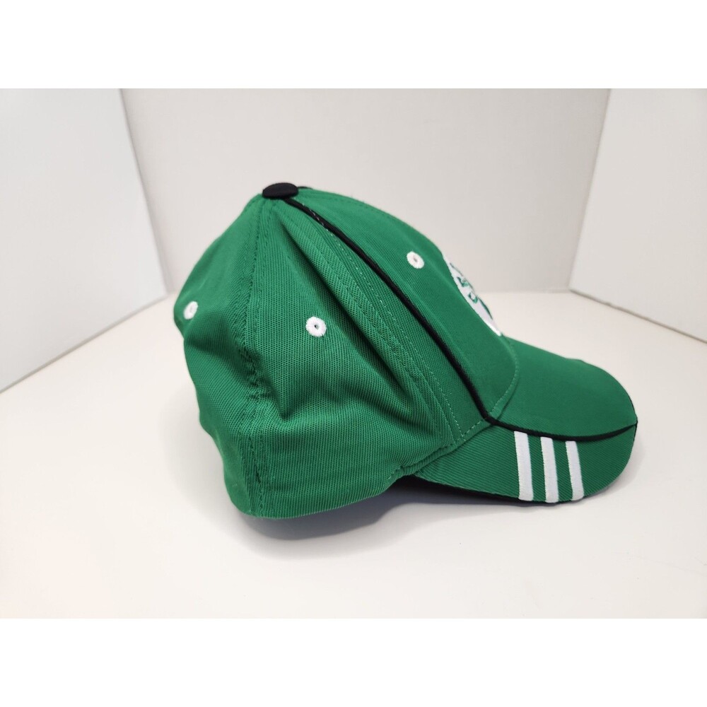 Adidas Boston Celtics Hat Cap Fitted NBA Basketball Green OSFA Logo Shamrock‎ - Picture 3 of 5